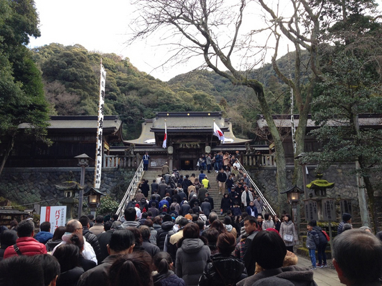 初詣 伊奈波神社